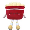 Creative red French fries doll pillow, cartoon cute children's toy, casual decorative item, excellent gift Item Picture
